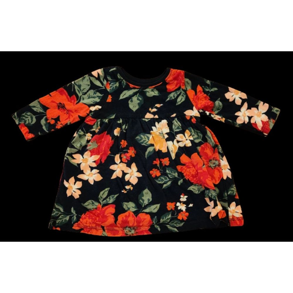 Old Navy Floral Holiday Dress Infant 3-6 months *Great Condition*